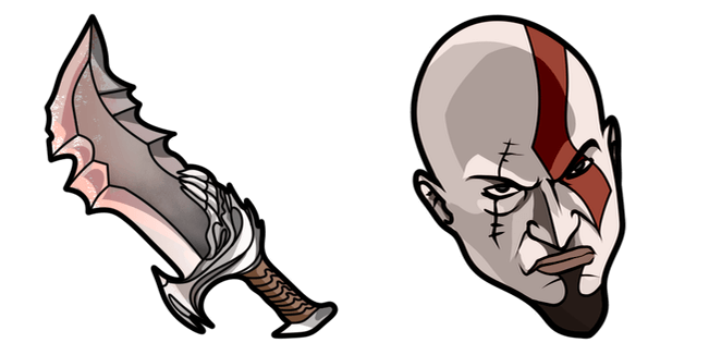 God of War 3 Kratos & Blades of Chaos Cursor