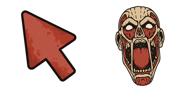 Attack on Titan Colossal Titan & Arrow Cursor