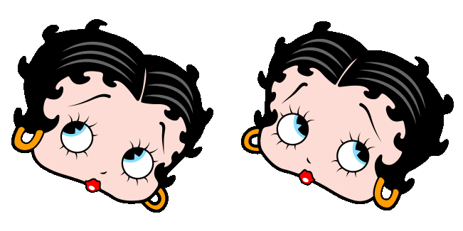 Looney Tunes Betty Boop Winking Animated Cursor