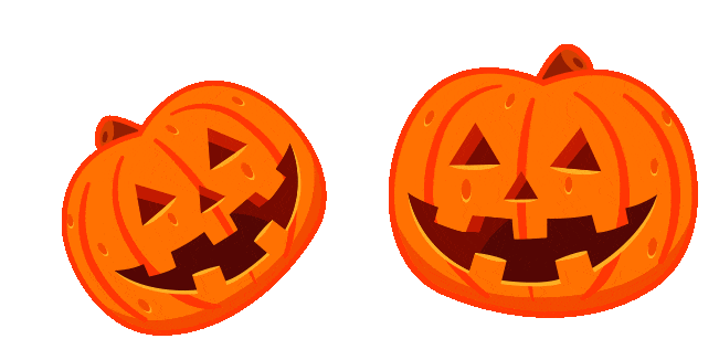 Halloween Cute Cat in Pumpkin Animated Cursor