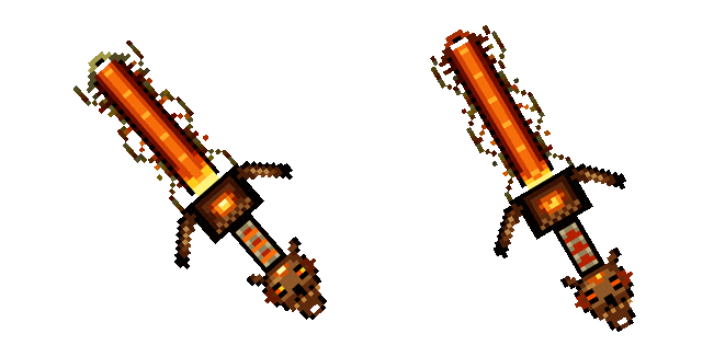 Doomflare Sword Pixel Animated Cursor