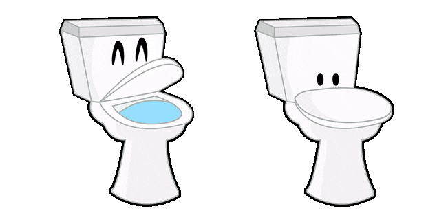 Inanimate Insanity Toilet Animated Cursor
