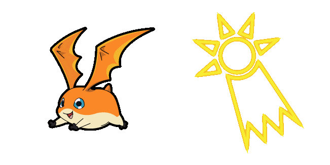 Digimon Patamon & Crest of Hope Animated Cursor