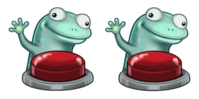 Lizard Button Meme Cursor