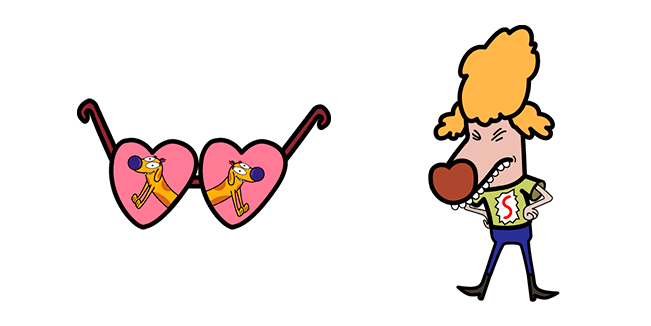 CatDog Shriek Dubois & Glasses Cursor
