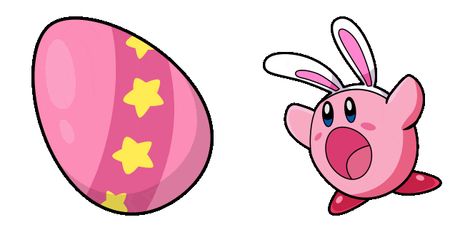Kirby Easter Egg Animated Cursor