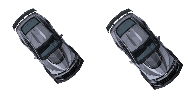 Stunning Grey Chevrolet Camaro ZL1 Animated Cursor