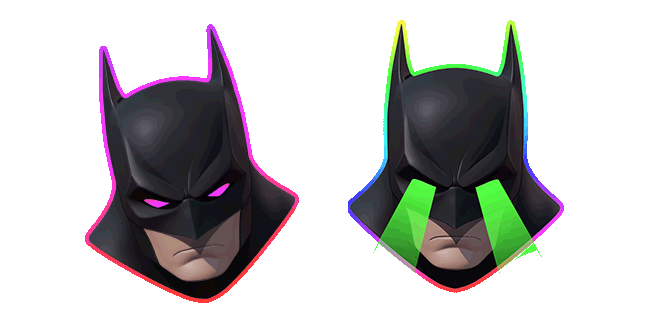 Batman Rainbow Stroke Animated Cursor