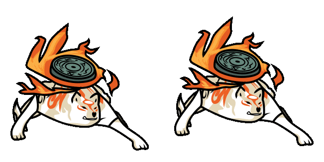Okami Amaterasu Animated Cursor