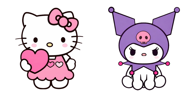 Valentine's Day Hello Kitty & Kuromi Cursor