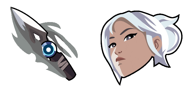 Valorant Jett & Blade Storm Animated Cursor