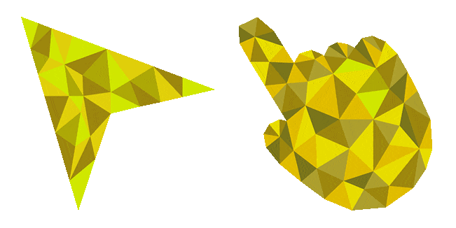 Polygon Texture Animated Cursor