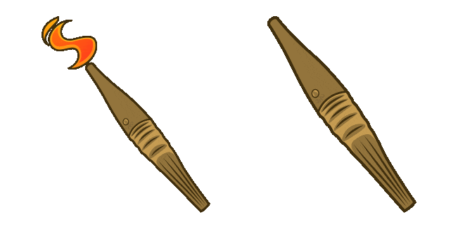 Olympic Games Paris 2024 Flame Animated Cursor