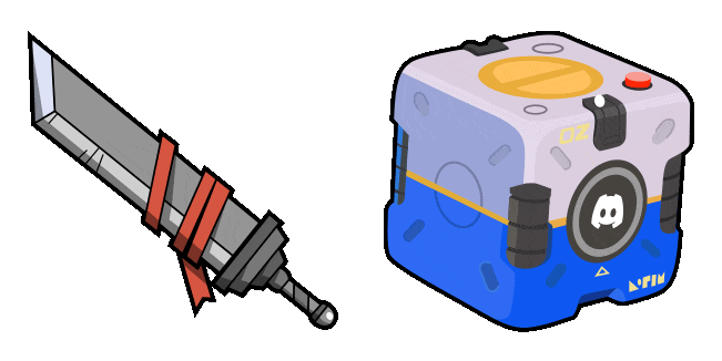 Discord Loot Box Buster Blade Animated Cursor