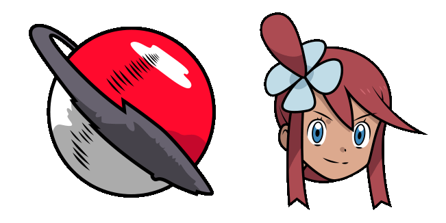 Pokemon Skyla Pokeball Animated Cursor