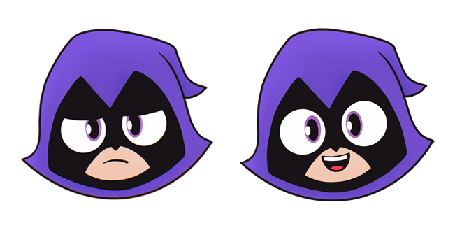 Teen Titans Funny Raven Cursor
