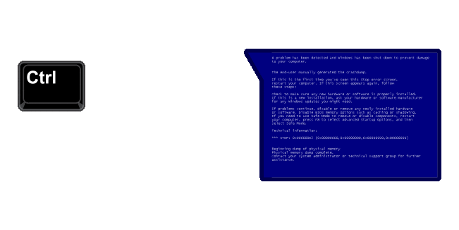 Blue Screen of Death Animated Cursor