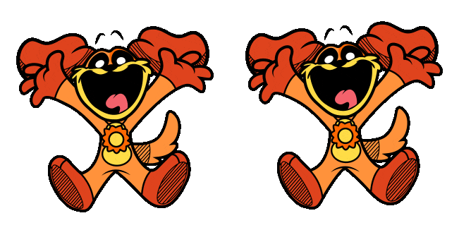 Poppy Playtime Smiling Critters DogDay Animated Cursor