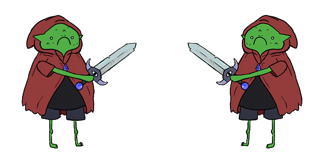 Goblin with Sword Animated Cursor