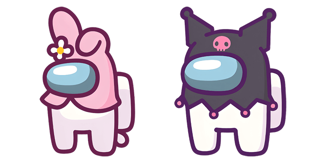 Among Us Sanrio My Melody & Kuromi Cursor