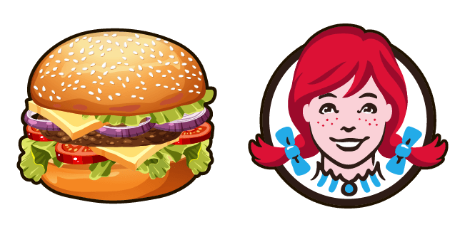 Wendy's SpongeBob Krabby Patty Burger Cursor