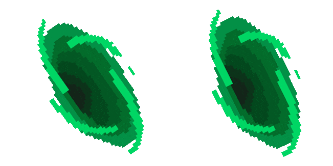 Green Portal Pixel Animated Cursor