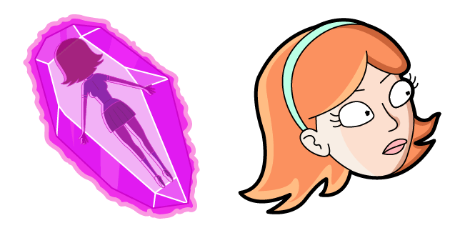 Rick and Morty Jessica Frozen in Time Cursor
