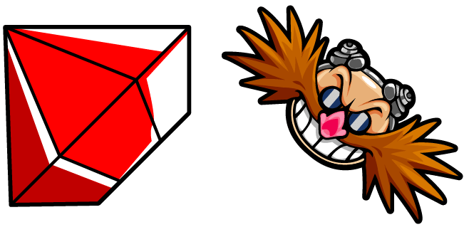 Sonic Doctor Eggman & Chaos Emerald Cursor