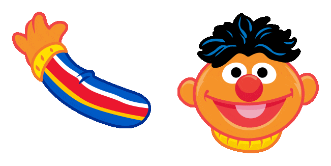 Sesame Street Ernie Animated Cursor