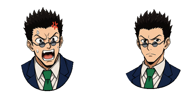 Hunter x Hunter Leorio Rage Animated Cursor