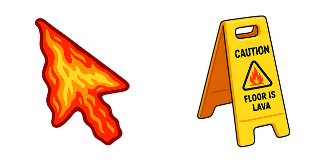 Floor is Lava Cursor