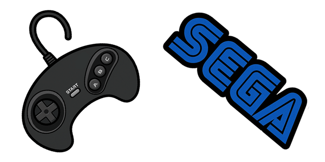 SEGA Joystick & Logo Cursor