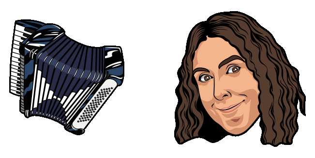 "Weird Al" Yankovic & Accordion Animated Cursor