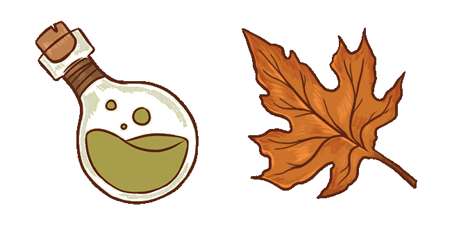 Fairycore Potion & Autumn Leaf Animated Cursor