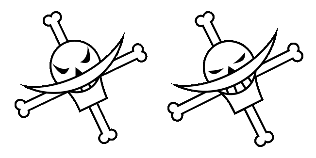 One Piece Whitebeard Pirates Animated Cursor