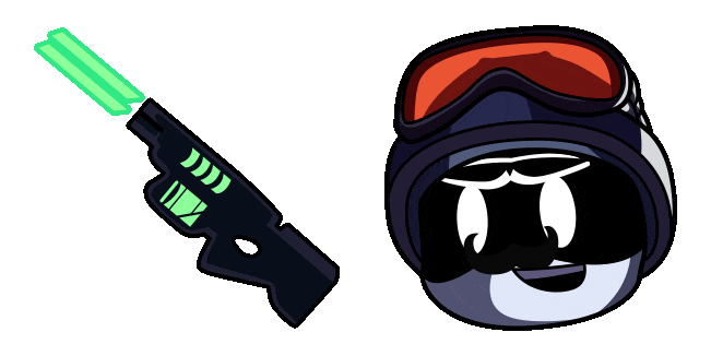 Murder Drones Khan Doorman & Gun Animated Cursor