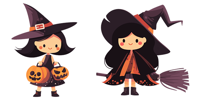 Cute Pretty Witch Cursor