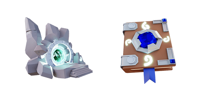 Fantasy Portal & Fantasy Book 3D Cursor