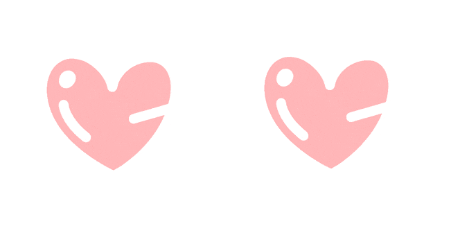 Arrow in the Blue & Pink Hearts Animated Cursor