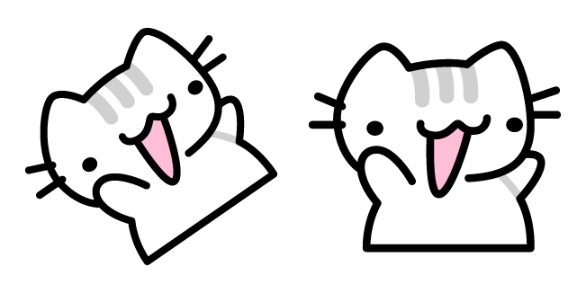 Korean Reaction Happy Cat Meme Cursor