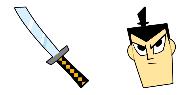 Samurai Jack & Katana Cursor