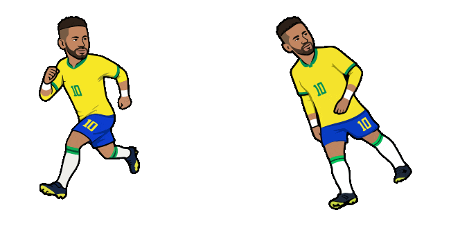 Falling Neymar Animated Cursor