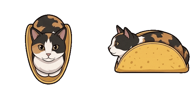 Taco Cat Rotating Animated Cursor