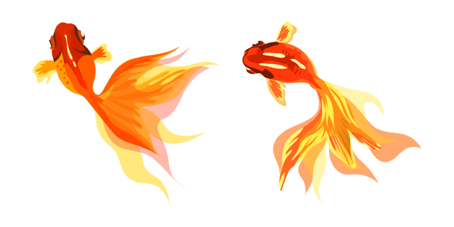 Watercolor Goldfish Cursor