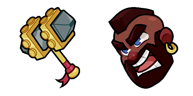 Squad Busters Hog Rider Animated Cursor