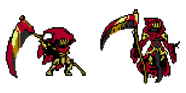 Shovel Knight Specter Knight Pixel Animated Cursor