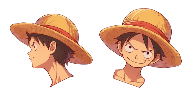 One Piece Serious Monkey D. Luffy Cursor