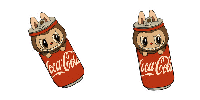Coca-Cola x Labubu Animated Cursor
