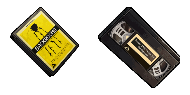 The Backrooms VHS Cover & Tape Cursor