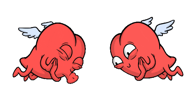 Lovely Heart with Wings Animated Cursor